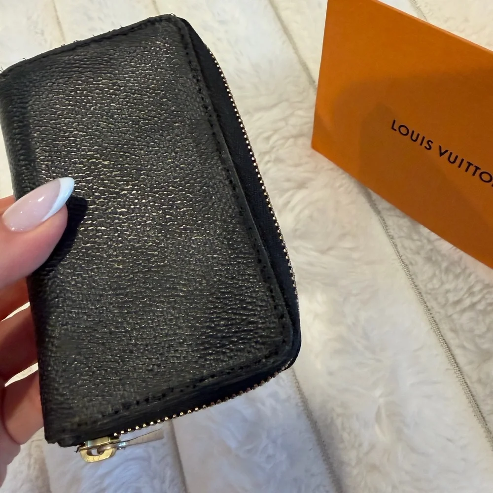 LOUIS VUITTON Damier Graphite coin purse Wallet Case /card holder « Authentic
